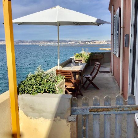 Cabanon Marseillais 45 m2 sur l'eau à Malmousque Apartamento Marselha Exterior foto