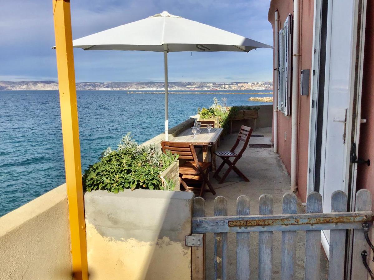 Cabanon Marseillais 45 m2 sur l'eau à Malmousque Apartamento Marselha Exterior foto